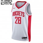 Maillot NBA Houston Rockets Alperen Sengun 28 Nike 2022-23 Association Edition Blanc Swingman - Enfant